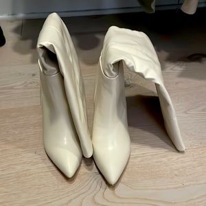 Off white tall boots
